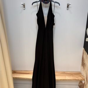 Sherri Hill Black Maxi Dress